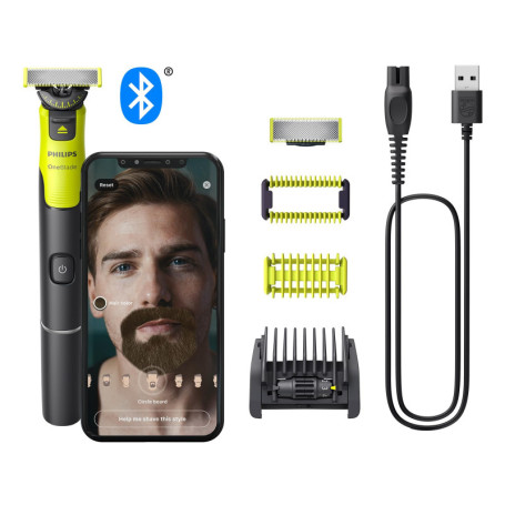 Philips OneBlade 360 - Tondeuse à Barbe Électrique 5en1 avec Connectivité