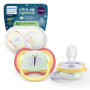 Sucettes de Nuit Ultra Air Philips Avent - Tétines Orthodontiques Phosphorescentes pour Bébés