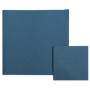 Serviettes Cocktail Micro-Gaufrées 20x20 cm - Bleu Pacifique - 50 Unités