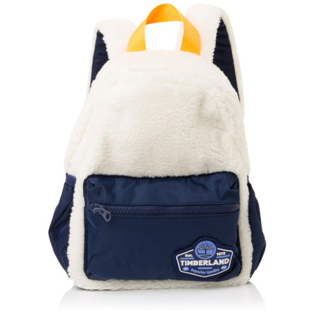 Sac à dos Timberland pour bébé garçon en faux shearling - Ivoire
