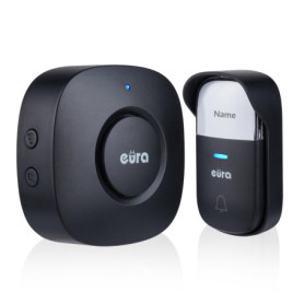 Sonnette sans fil EURA WDP-52A3 - Kinetique, 38 mélodies, portée 200m