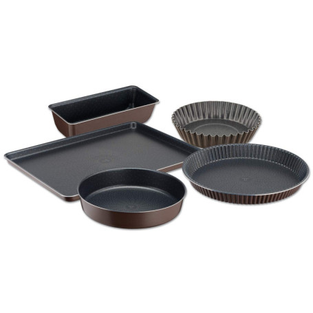 Set de 5 Moules à Gâteau Tefal Perfectbake en Aluminium Recyclé