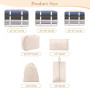 Lot de 7 Organiseurs de Bagage Étanches - Sacs à Vêtements, Chaussures et Rangement - Différentes Tailles de Cubes pour Voyages