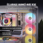 CORSAIR iCUE Link LX120-R RGB 120mm PWM Ventilateur Inversés – Kit Triple Ventilateur – Faible Bruit, CORSAIR Palier à Dôme Magn