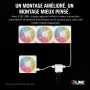 CORSAIR iCUE Link LX120-R RGB 120mm PWM Ventilateur Inversés – Kit Triple Ventilateur – Faible Bruit, CORSAIR Palier à Dôme Magn