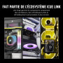CORSAIR iCUE Link LX120-R RGB 120mm PWM Ventilateur Inversés – Kit Triple Ventilateur – Faible Bruit, CORSAIR Palier à Dôme Magn