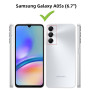 CLYDITE Coque pour Samsung Galaxy A05S étui avec 2 Verre Trempé Support magnétique Armure Robuste Antichoc Silicone avec Couverc