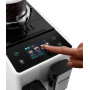 De'Longhi Rivelia EXAM440.35.W Machine à café automatique avec buse mousseur à lait interchangeable 8 boissons café en appuyant 