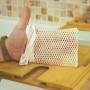 Filet savon x2 en coton bio - filet sauve-savon pour savon ou shampooing solide - zéro déchet - moussant et exfoliant doux - Fab