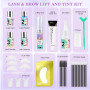 Kit Rehaussement de Cils avec Noir, 2026 Actualisé Rehaussement Cils Noir, Semi-Permanent de Cils, Professionnel Lash Lift Kit, 