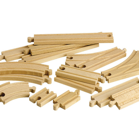 Rail en bois pour circuit de train