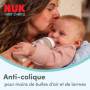 Biberon NUK First Choice avec Tétines Anti-Coliques - Lot de 2 pour Bébé 3+ Mois
