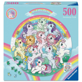 Puzzle Rond My Little Pony - 500 pièces Ravensburger pour Adultes et Enfants