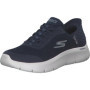 Skechers GO Walk Flex Grand Entry - Chaussures à Enfiler Femme Bleu Marine