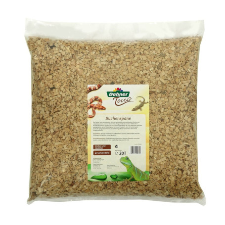 Copeaux de Hêtre Dehner Terra pour Terrarium - 20 L