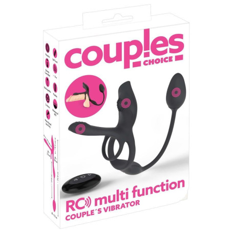 Vibromasseur Couples Multifonction avec Télécommande - 5 en 1