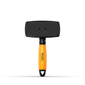 Brosse Slicker Autonettoyante Wahl pour Chiens et Chats - Douce et Ergonomique