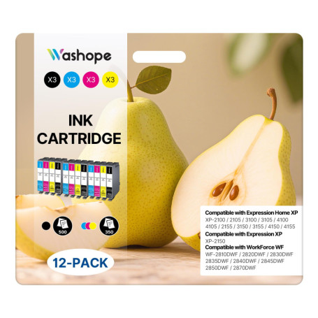 Pack de 12 Cartouches Compatibles 603XL pour Imprimantes Epson