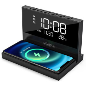 Reflexion ACW2188 Chargeur Sans Fil et Réveil Multifonction
