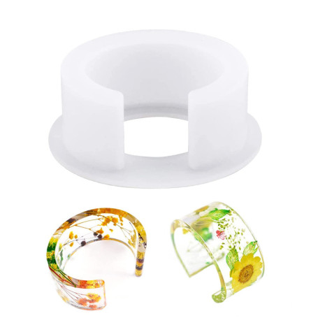 Moule en Silicone pour Bracelets Époxy - Outil DIY Artisanat