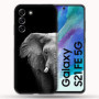 Coque Élégante Animal Éléphant pour Samsung Galaxy S21 FE