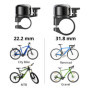 AirBell Pro - Sonnette Intelligente pour Vélo avec Traceur GPS