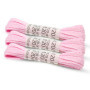 Pack de 3 Lacets Plats Roses pour Baskets et Bottes
