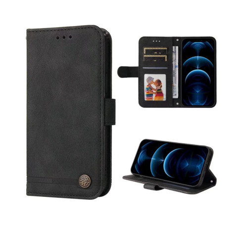 Coque en Cuir SEAHAI pour Oppo Reno 6 Pro 5G - Étui Portefeuille Antichoc Noir
