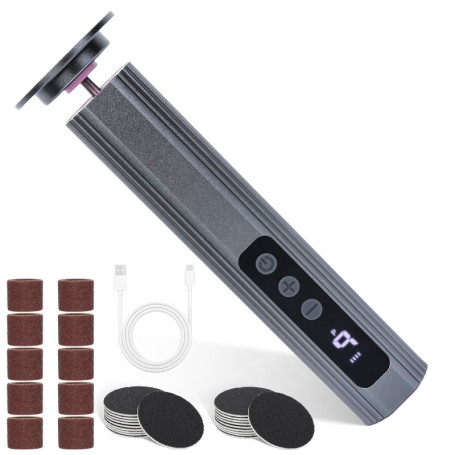 Ramon Ponceuse Électrique 2 en 1 pour Pieds avec Écran LCD