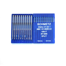 Lot de 10 Aiguilles Schmetz pour Machine à Coudre Industrielle Taille 140/22