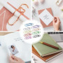 Ensemble de 9 Pinces à Stylos en Métal Colorées - SYEYCW