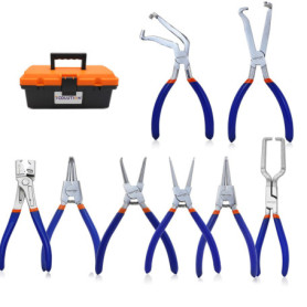 Kit de 8 Pinces Multifonctions TOOLUTION - Outils de Serrage et Déconnexion