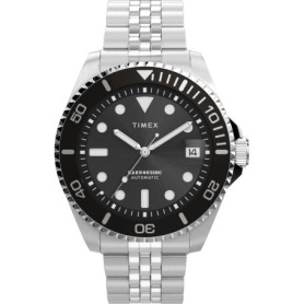 Montre Automatique Timex Harborside en Acier Inoxydable pour Homme - 40 mm