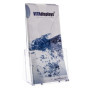 Porte-brochures de table DIN Lang transparent - 10 unités VITAdisplays