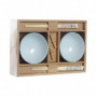 Set de sushi DKD Home Decor Bleu Blanc Bambou Grès (30 x 21 x 7 cm) 26,99 €