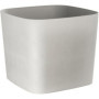 Pot de Fleurs Carré Pierre Blanche - GARDEN ID - 16L