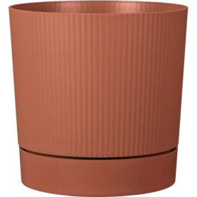 Pot de fleurs rond avec réserve - Modèle Siena - Ø 29 cm - 14 L