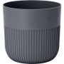 Pot de fleurs rond Luca Grande - Anthracite Ø 40 cm