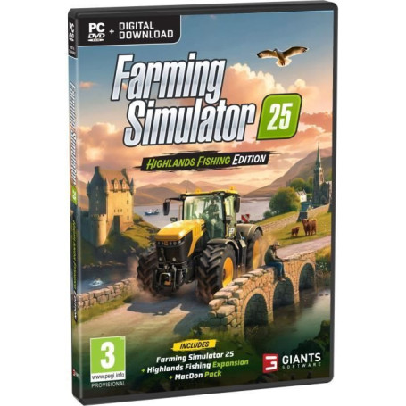 Farming Simulator 25 : Édition Pêche des Highlands - Jeu PC