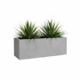 Jardinière Sydney en Plastique Gris Clair - 80 cm - 57 L