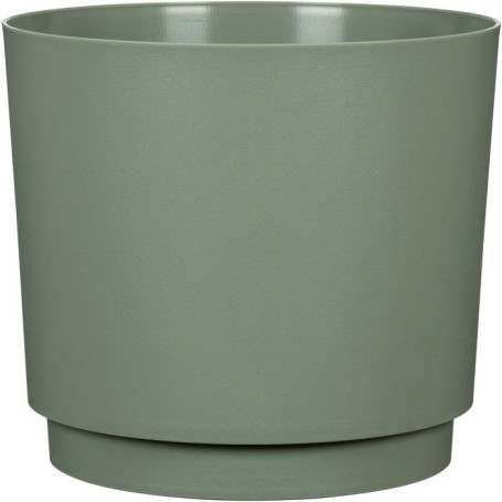 Cache-pot rond élégant en vert clair - GARDEN ID - Ø 25 cm