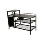 Chariot Noir pour Plancha BRASERO - 128x60x89 cm avec Rangement