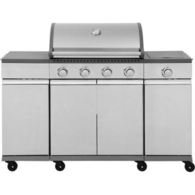 Barbecue à Gaz COOKINGBOX BRISBANE en Inox - Cuisine Extérieure Élégante