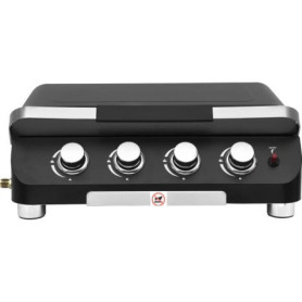 Plancha à Gaz COOKINGBOX PALMA - 4 Feux Noir 10kW