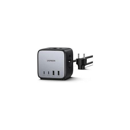 Chargeur de bureau UGREEN 65W avec prises intégrées - Gris/Noir