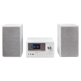Mini Chaîne HiFi MEDION avec Radio Internet DAB/FM et Lecteur CD - 2x15W RMS - Blanc