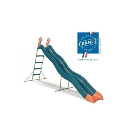 Toboggan PYROU Bleu 3,32 m - Amusement sécurisé pour enfants