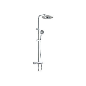 Colonne de douche design avec mitigeur thermostatique - Edouard Rousseau Hoop - Chrome