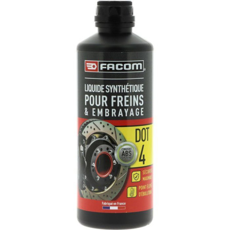 Liquide de Frein FACOM DOT4 500 ml - Performance et Sécurité