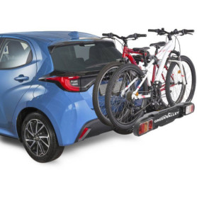 Porte Vélo Green Valley Disco pour 2 Vélos - Attelage Pliable